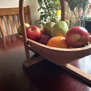 Wooden Fruit Basket
